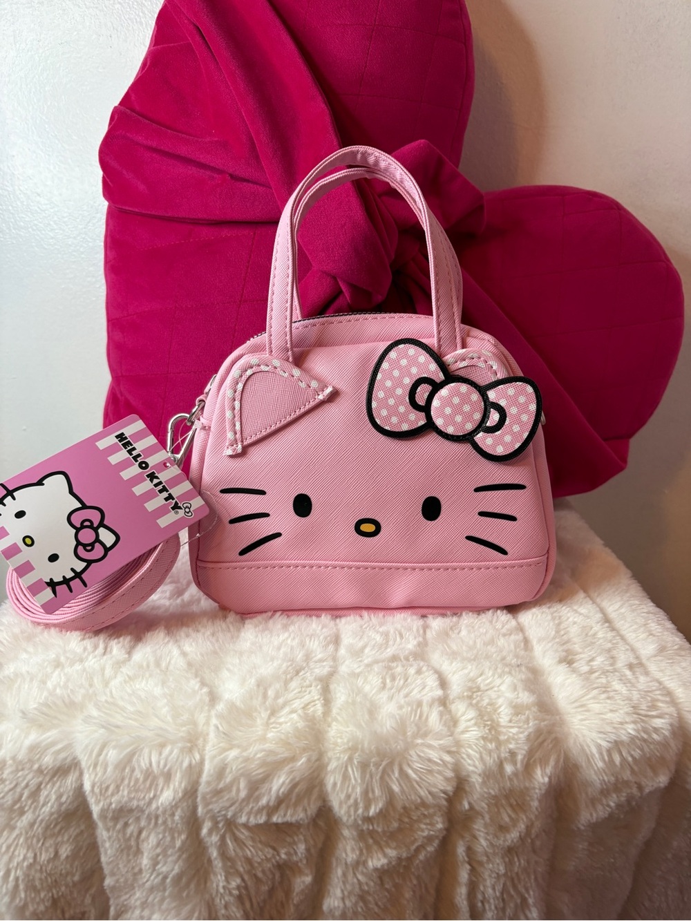 Hello Kitty Pink Kids mini Bag with Bow